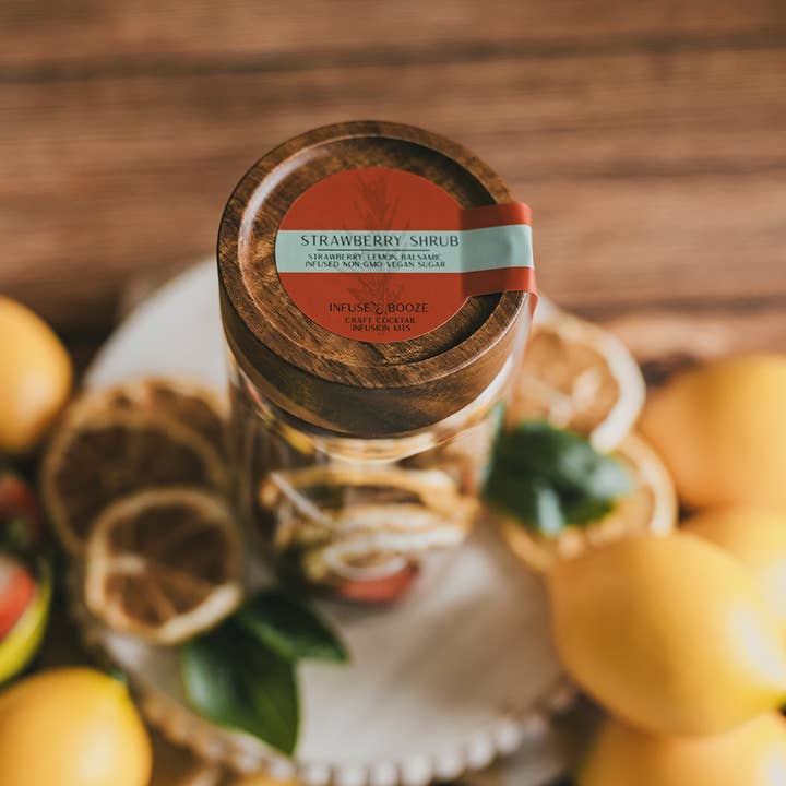 Infuse & Booze - Wholesale DIY Drink Kit - Strawberry Shrub