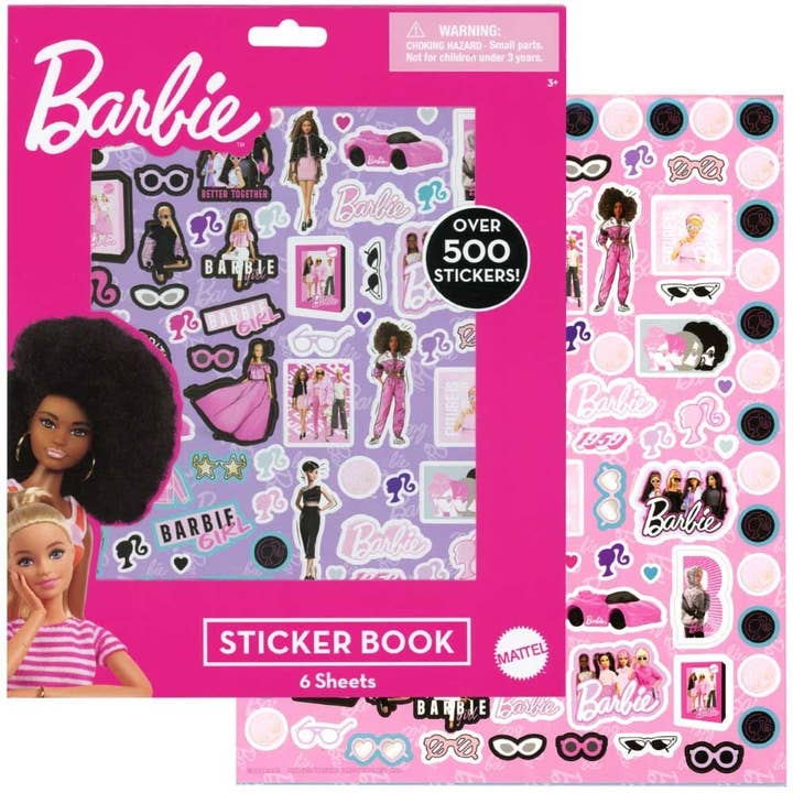 Barbie Large 6 Sheet Sticker Book with over 500 Stickers for wholesale by Empire Discount