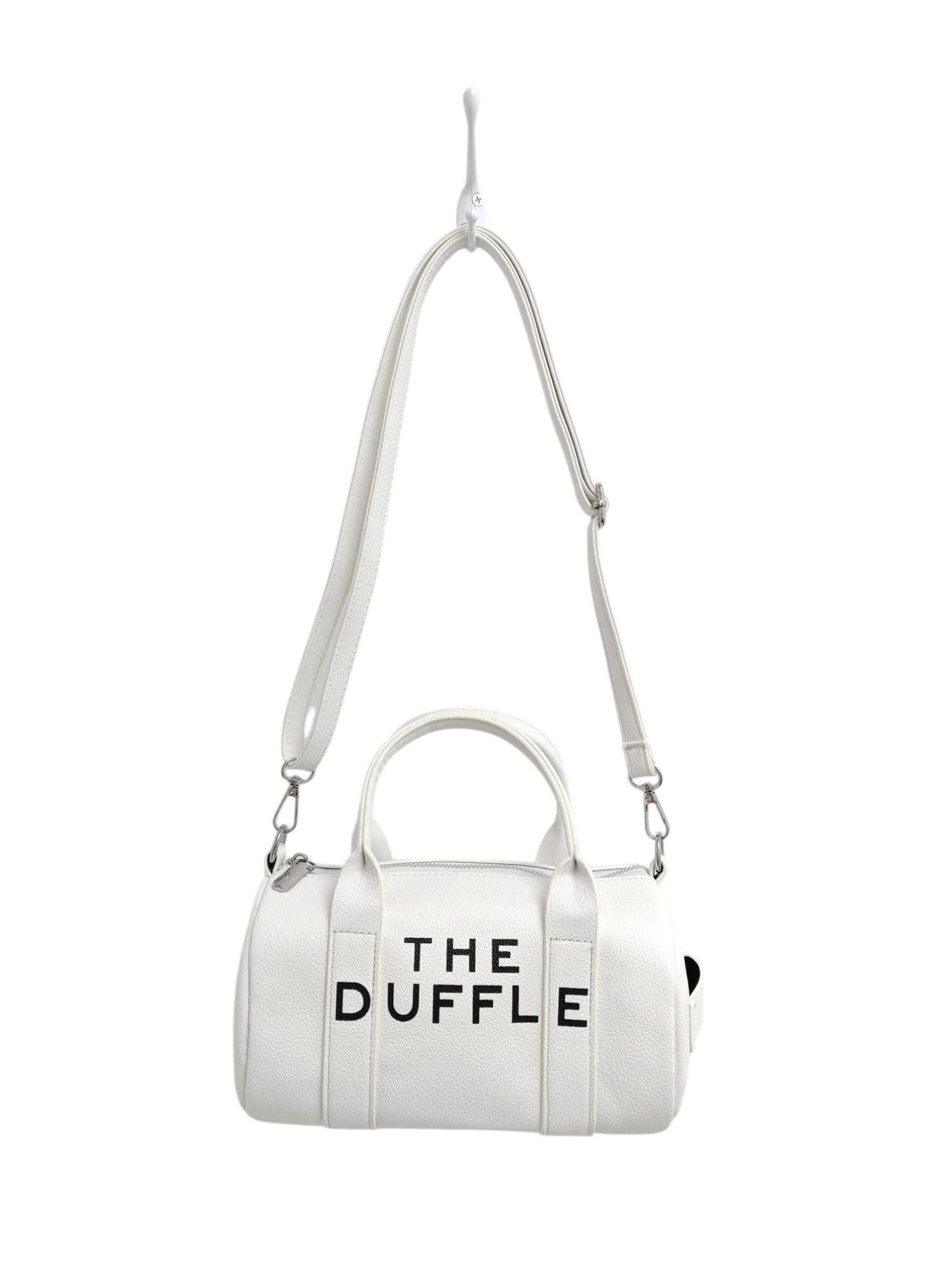 Superbia – wholesale Crossbody bag – Women's – Small Soft Duffle Bag with Long Strap Silver Hardware-66552