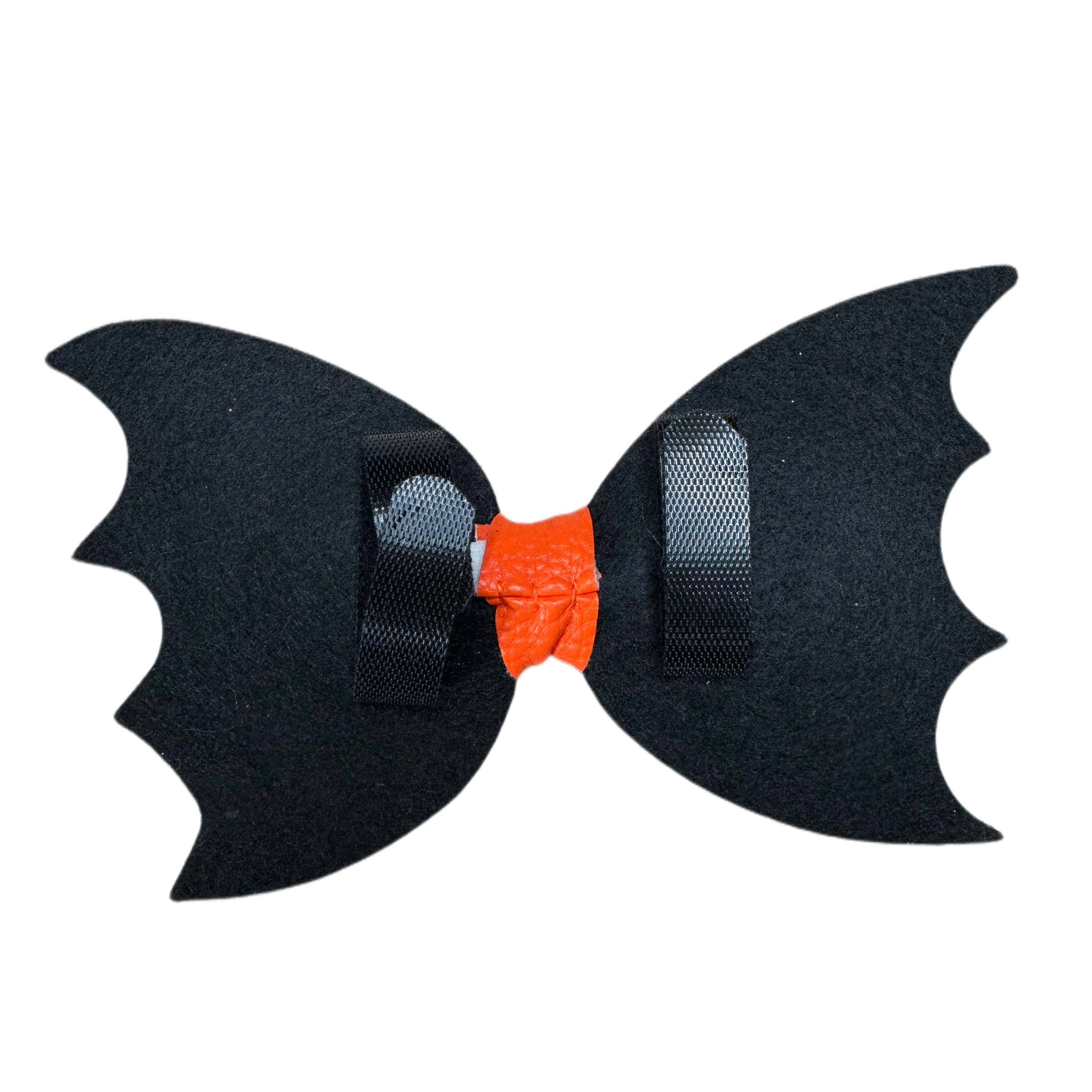 Wuffelliebe - Wholesale Pet Bow Tie - Dog - BAT BOW XL - orange1