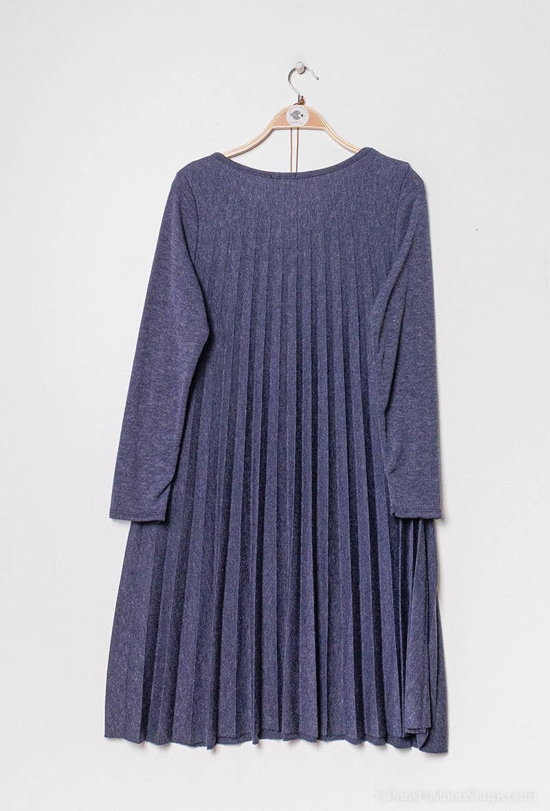 P&R STAR - Wholesale Dress - Women's - Pleated knit dress32