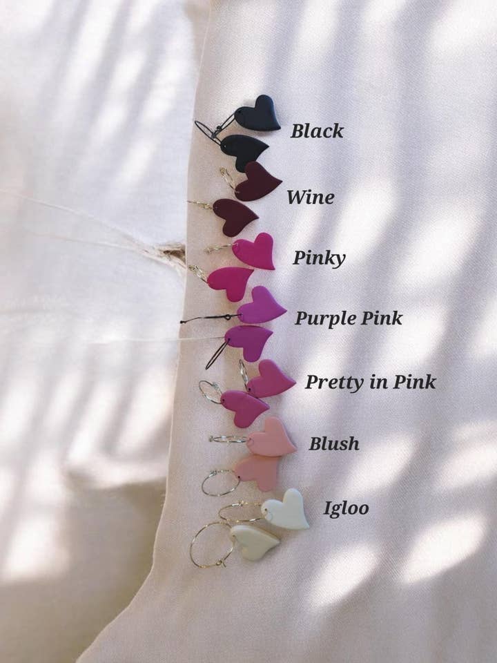 Hearts on Hoops for wholesale by ANS Designs Co