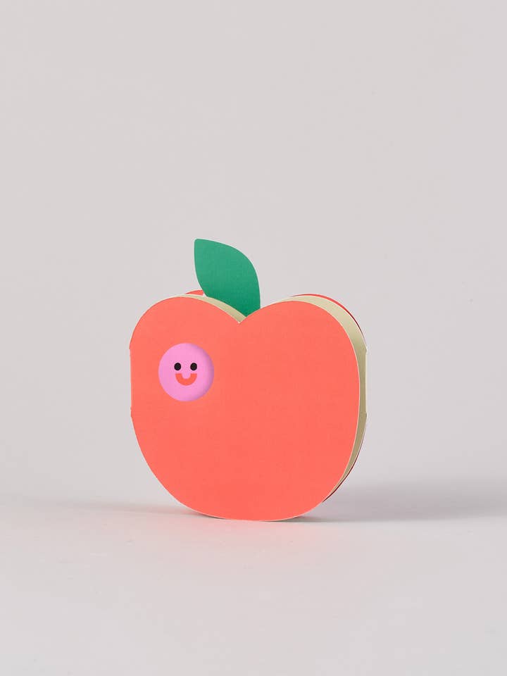 Tarjeta de cumpleaños infantil desplegable con diseño de manzana para venta al por mayor de Wrap (US duties paid)