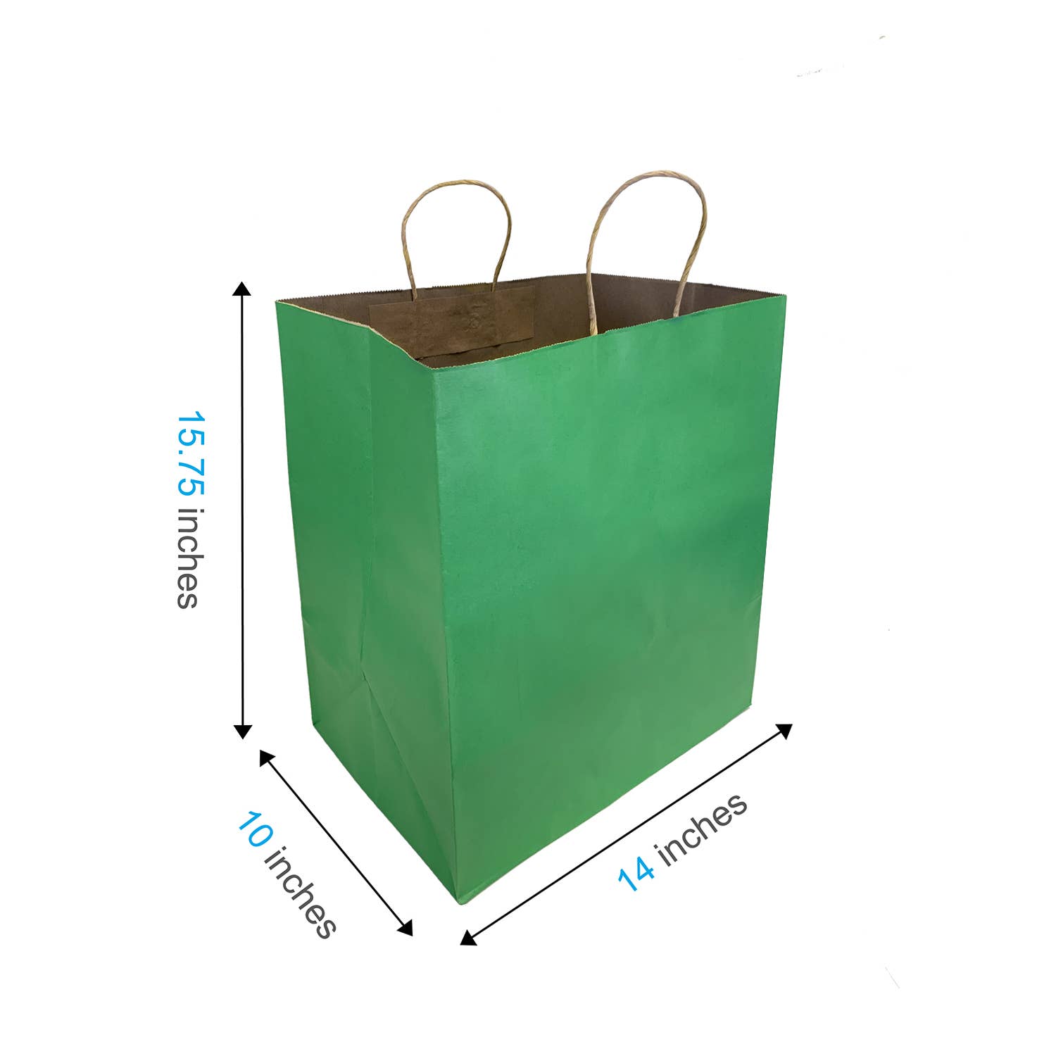 Kis Paper - Wholesale Gift Bag - Super Royal 14x10x15.75 inches Color Paper Bag Twist Handle5
