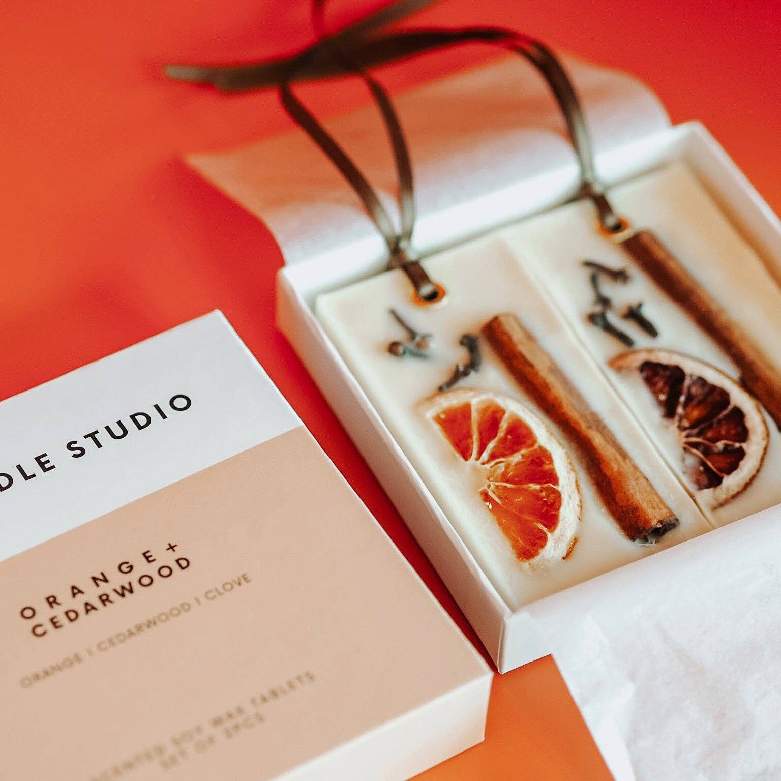 LH CANDLE STUDIO - Wholesale Air Freshener - Closet wax bar freshener - Orange cedarwood2