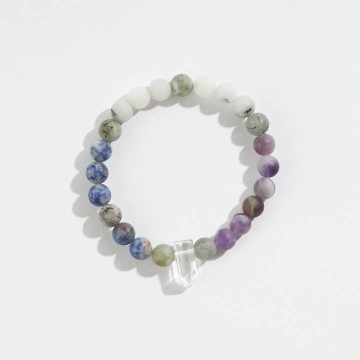 GeoCentral – wholesale Beaded bracelet – Zodiac Crystal Bead Bracelet Collection: Air 8mm