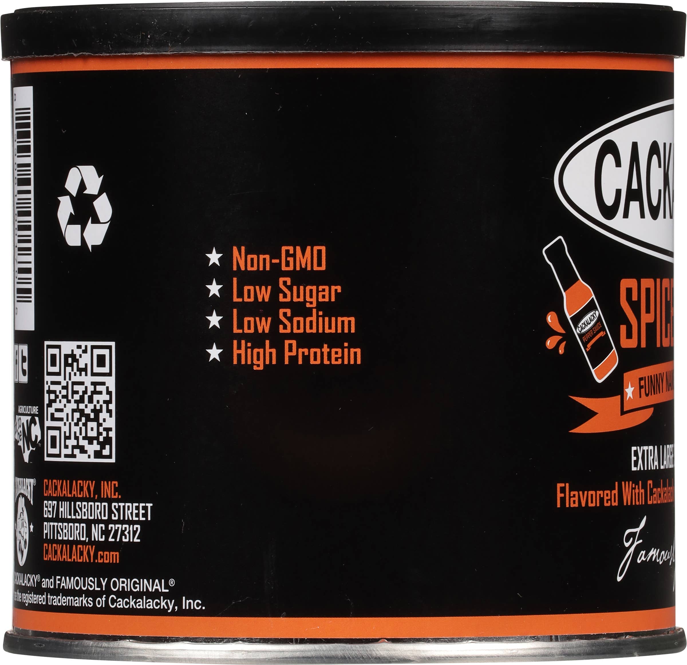 Cackalacky® - Wholesale Nuts - Cackalacky® Spiced Nuts (12 oz. can)2