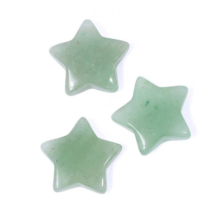Healing Mini Star Crystal - Green Aventurine for wholesale by The Psychic Tree