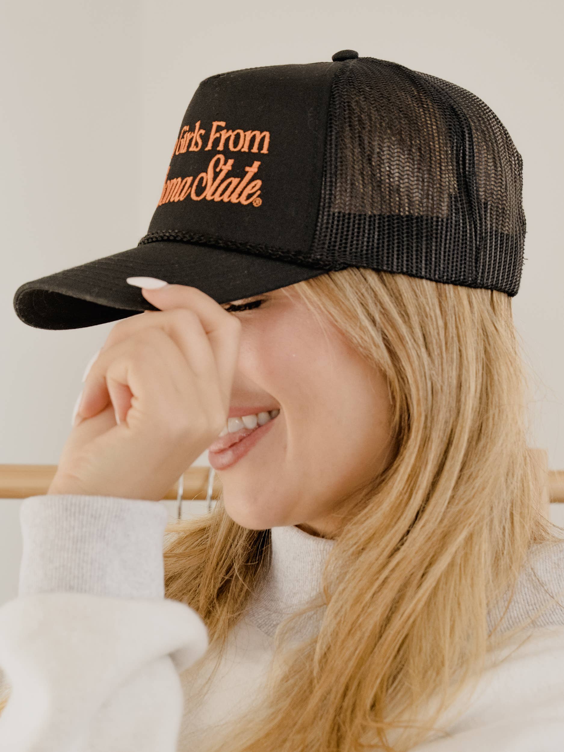 LivyLu - Wholesale Baseball Cap - Unisex - OSU Cowboys Them Girls from Oklahoma State Black Hat1