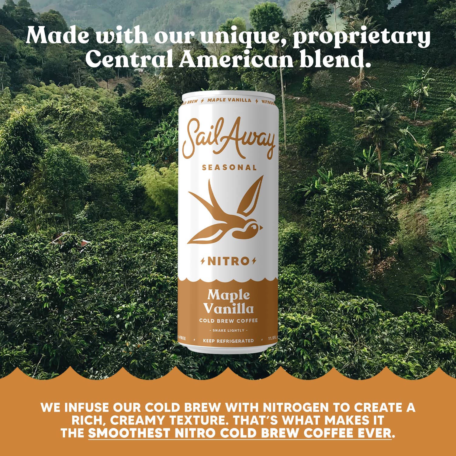 Sail Away Coffee Co. - Wholesale IJskoffie / koude drank - Cold Brew koffie - Maple Vanilla *Herfstseizoen*3