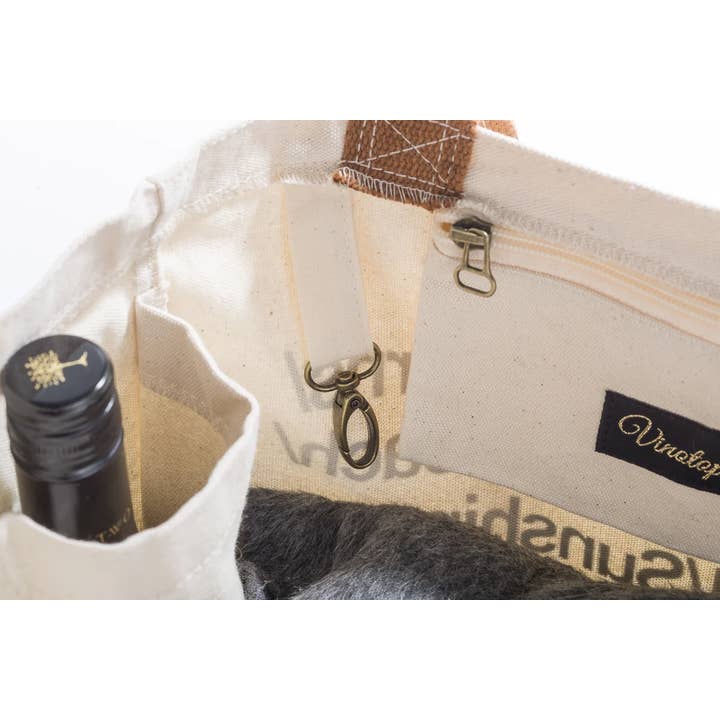 Vinotopia - Wholesale Wine tote - Wine Tote Bag, Cheese Varieties5