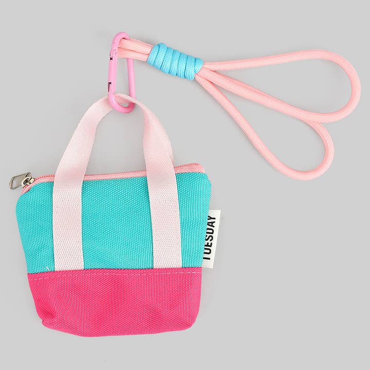 MINI TOTE BAG CHARM KEYCHAIN for wholesale by Girly