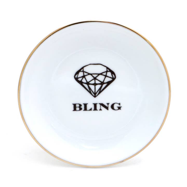 Bling Ring Dish for wholesale by Lenny Mud