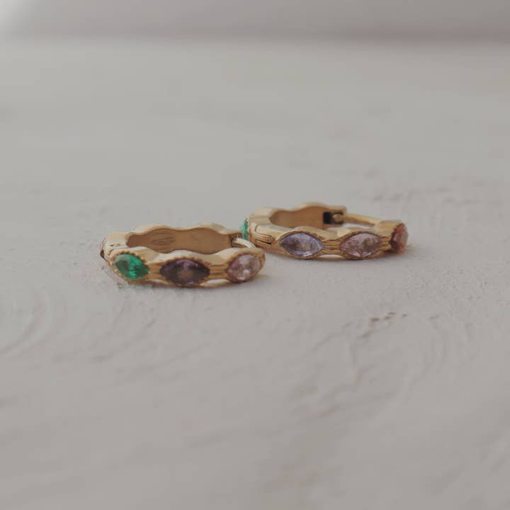 Olive Branch Jewelry & Co. - Wholesale Huggie Earrings - Twinkling Lights Huggie Hoop Earrings2