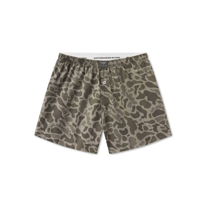 Hanover Oxford Boxer - Retro Camo for wholesale by Southern Marsh