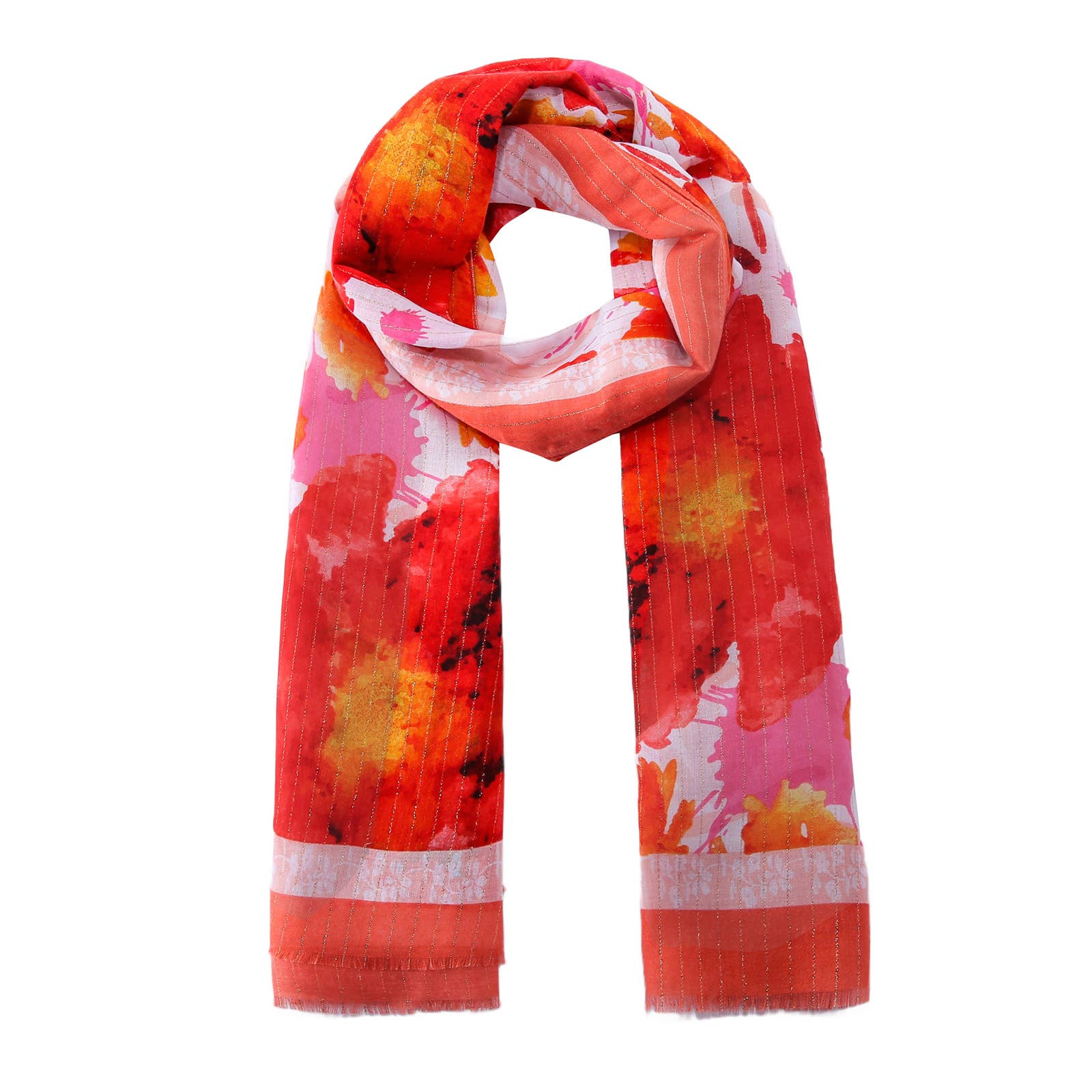 Emilie collection - Wholesale Scarf - Women's - Scarf with glitter and print6