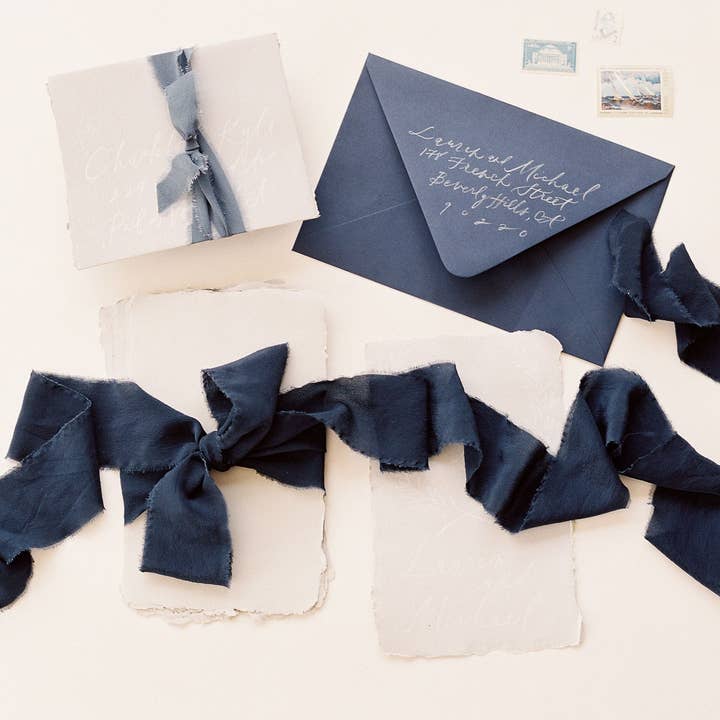 Silk Classic Ribbon in Storm for wholesale by Tono + Co