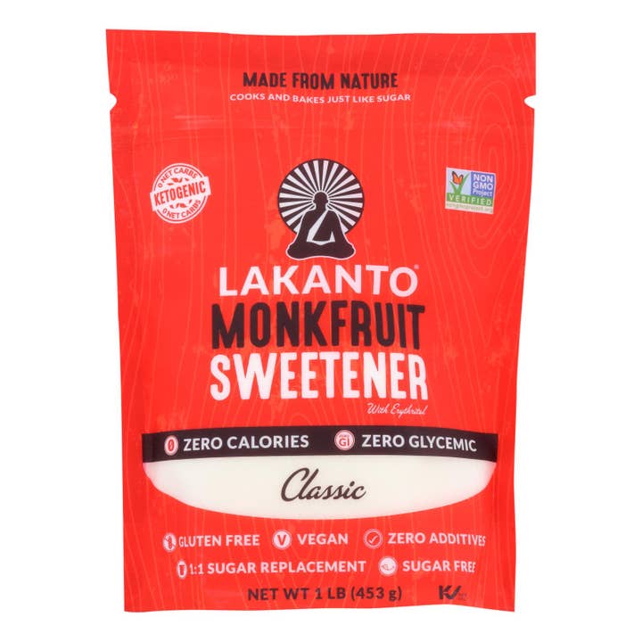 Ware Spark - Wholesale Sugar/Sweetener - Lakanto - Classic Monkfruit Sweetener - Case Of 8 - 16 Oz.