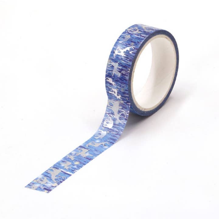Love My Tapes Inc - Wholesale Washi Tape - Aurora And Elk Silver Washi Tape