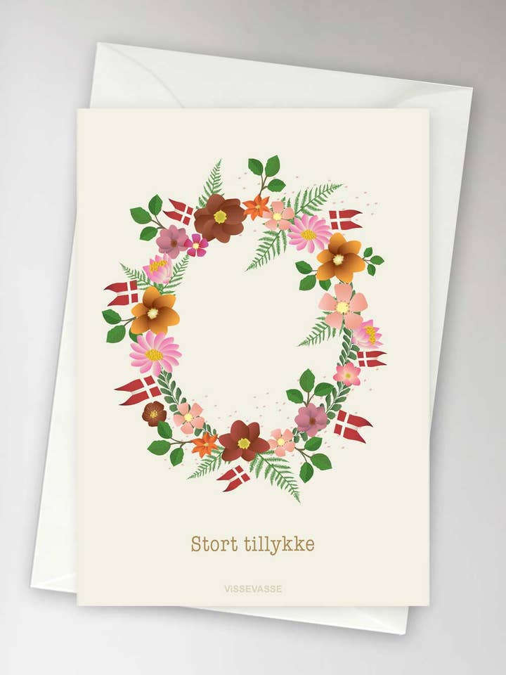 GRATTIS blomcirkel - kort för wholesale av ViSSEVASSE