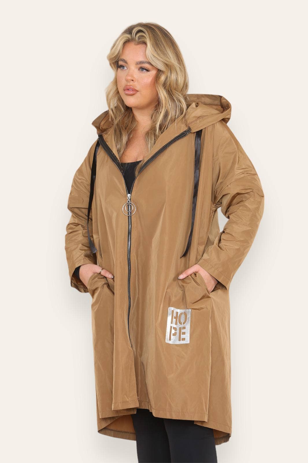 Miss Bold - Wholesale Raincoat - Women's - Oversized Hooded Rain Mac11