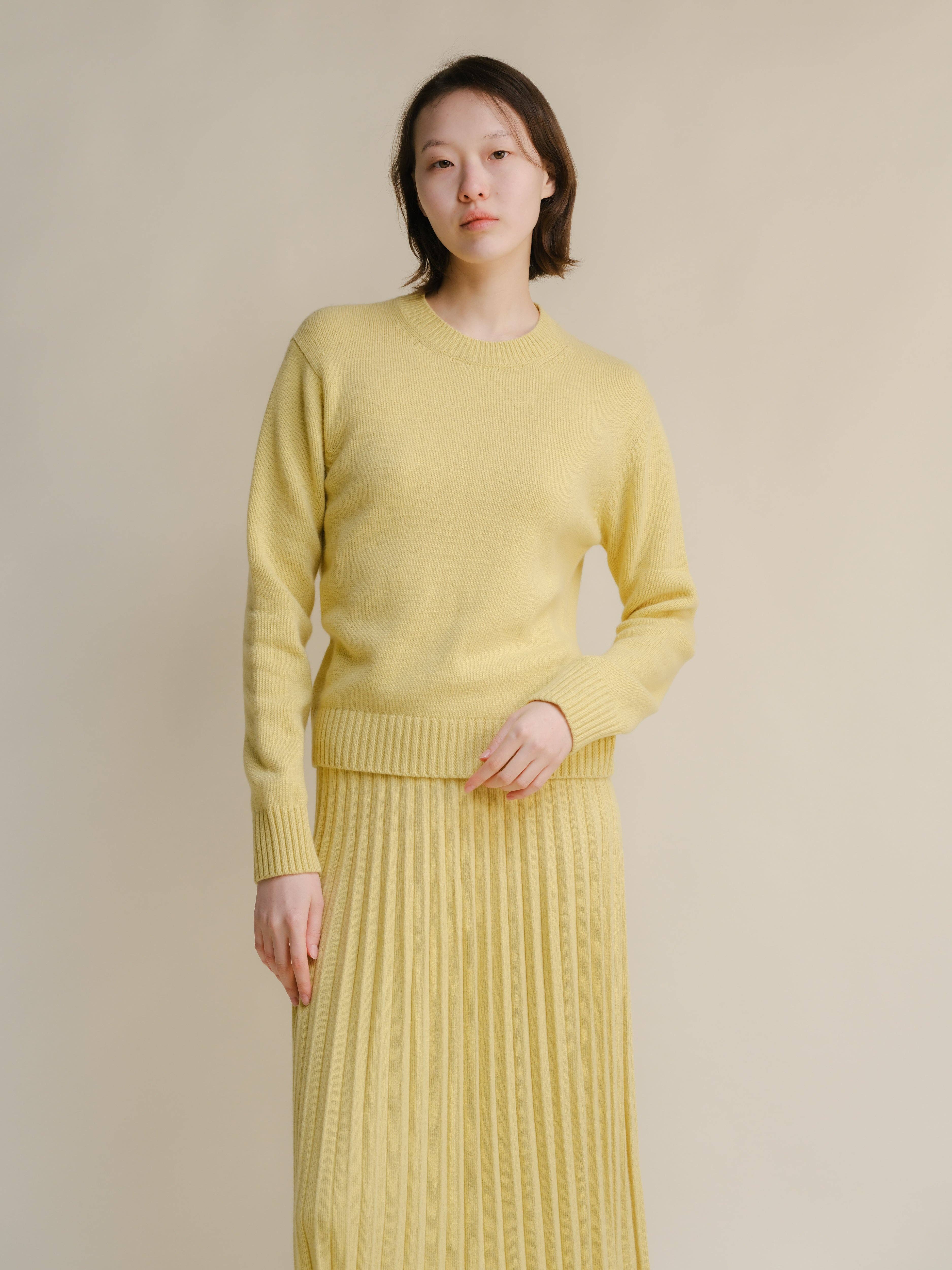 Lèmme - Wholesale Knit Sweater - Women's - Cashmere Mix Crewneck Sweater15