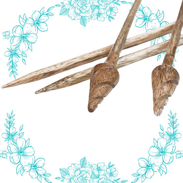 Nirvana 10" Mango Single Point Needles for wholesale by The KnittingZone