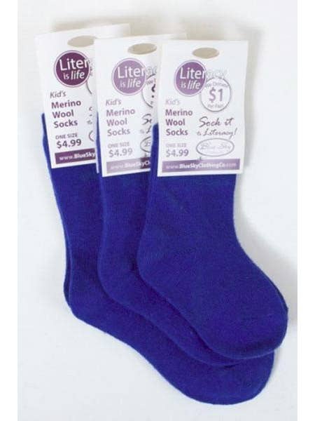 Blue Sky Clothing Co LLC – Meias - Crianças por atacado – Meias de Lã Merino para Alfabetização dos Pequenos4