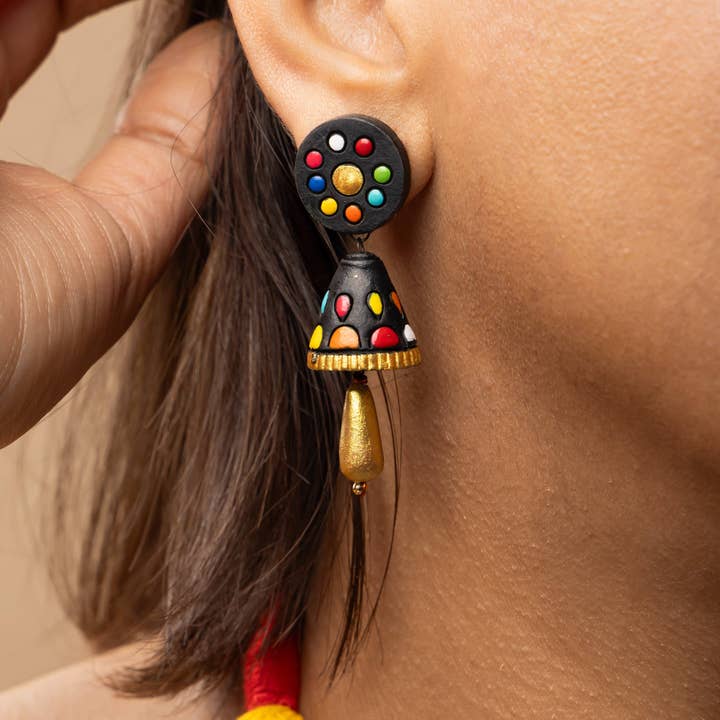 House of Kraft Jewelry & Accessories - Wholesale Jewelry Set - Geometric Jewelry Set | Clay Jewelry | Chocker Jewelry2