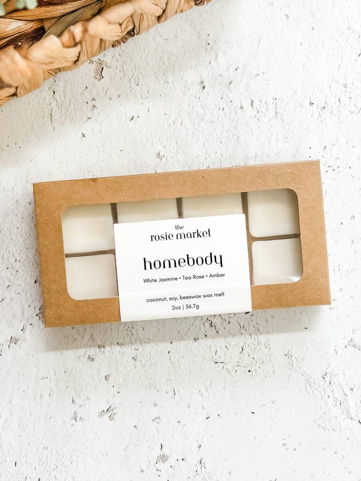 Homebody Wax Melts for wholesale by The Rosie Market