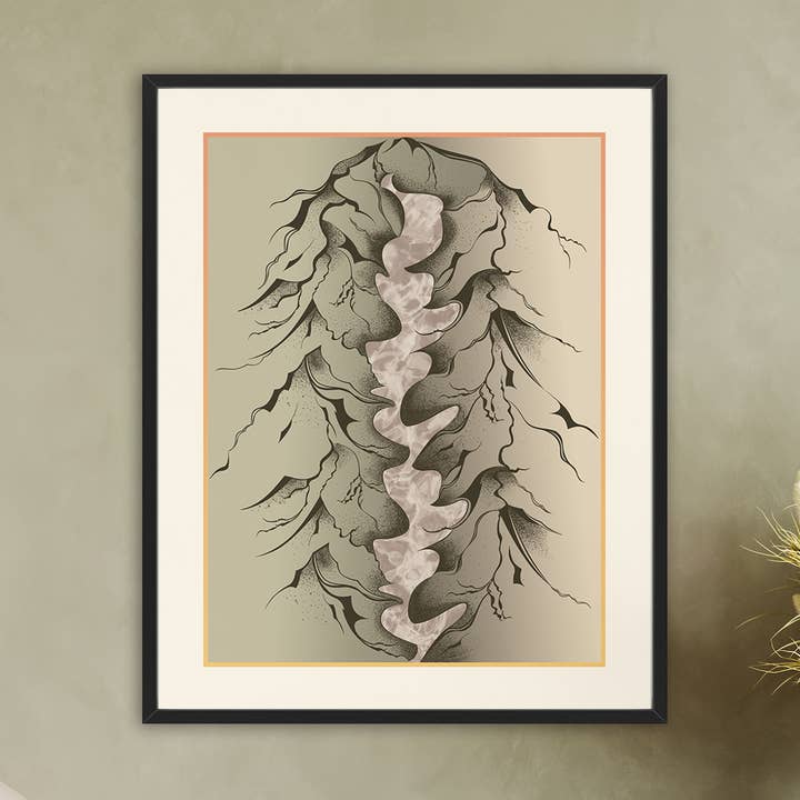 Serene Berglandschap - Muurkunst voor wholesale door Andrea.lhz