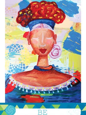 Be Journal Card for wholesale by Unruly Femme