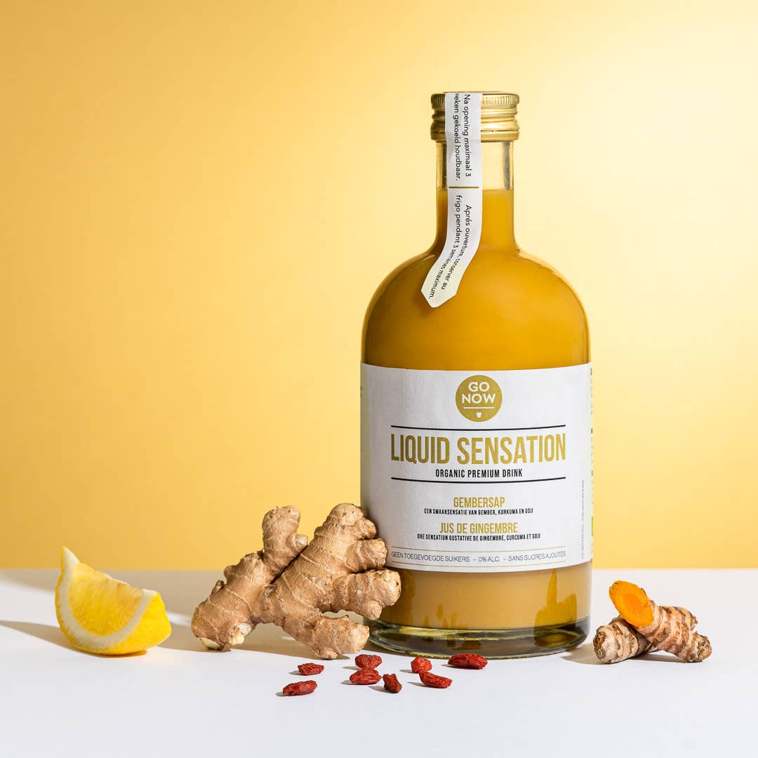 Go Now - Vendita all'ingrosso Aperitivo/Cocktail analcolico - Liquid Sensation 500 ml | Succo di zenzero biologico senza alcol3
