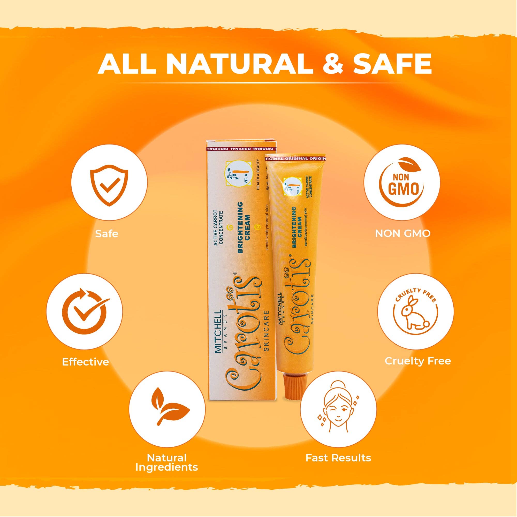 Mitchell Brands - Vente Crème hydratante anti-âge - Crème éclaircissante Carotis - 50 g/1,7 fl oz6
