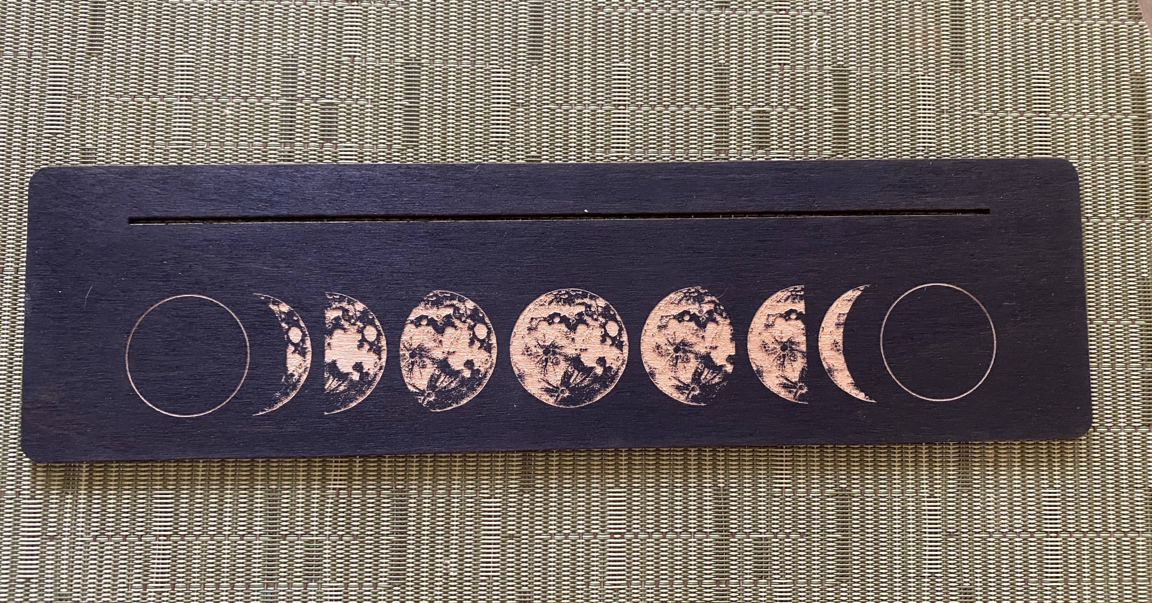 Zen and Meow – porta-cartões - Unissexo por atacado – Suporte para Cartas de Tarô com Fases da Lua - Suporte para Cartas Oráculo3