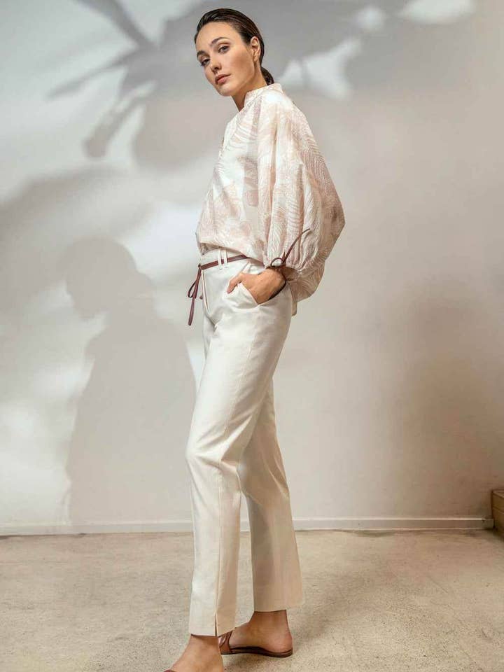 Printed Blouse with Strings for wholesale by Spoon