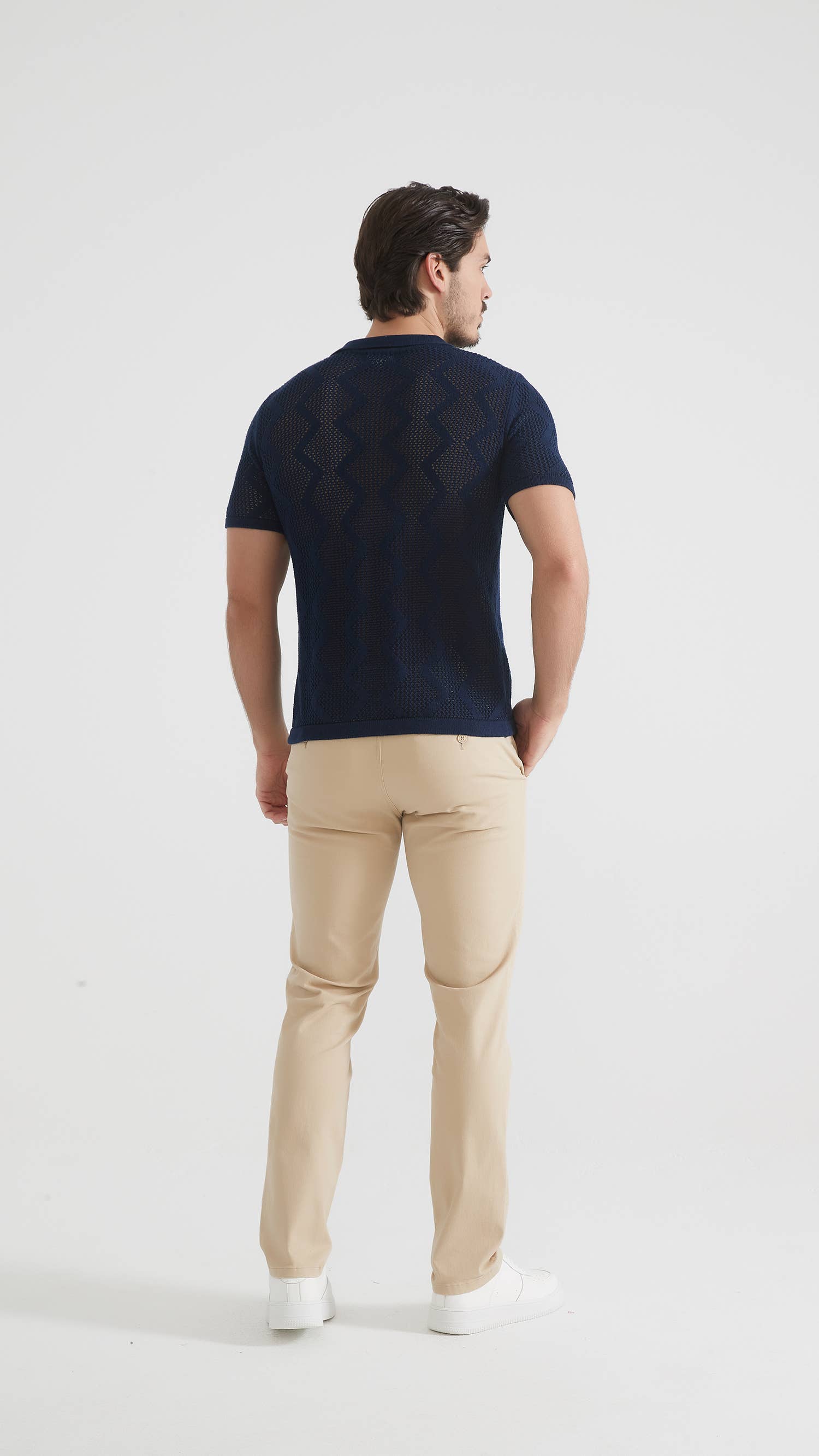 Yves Enzo - Wholesale Polo - Men's - Polo 100% coton - Navy3