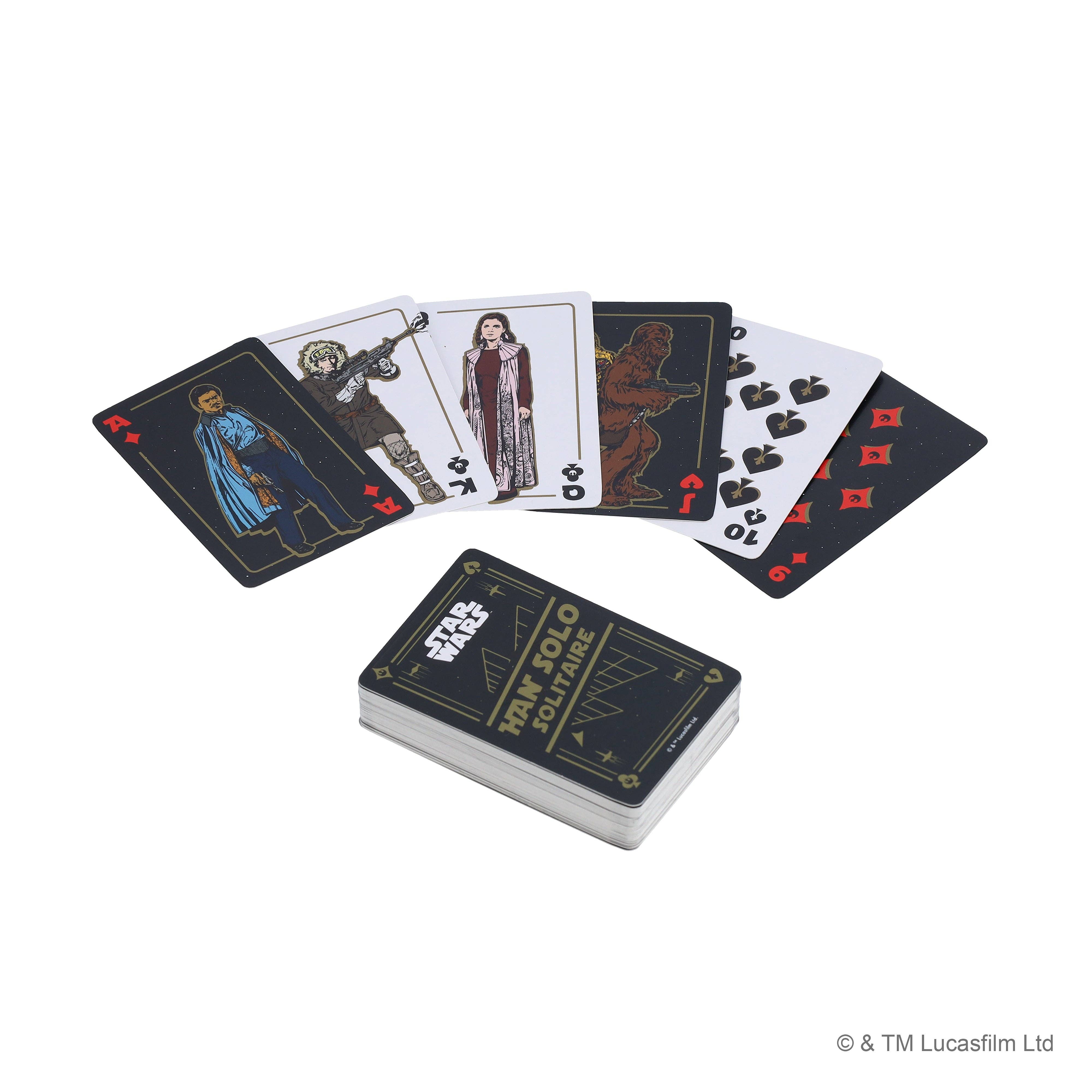Chronicle Books - Wholesale Card Game - Star Wars Han Solo Solitaire Card Game CDU of 67