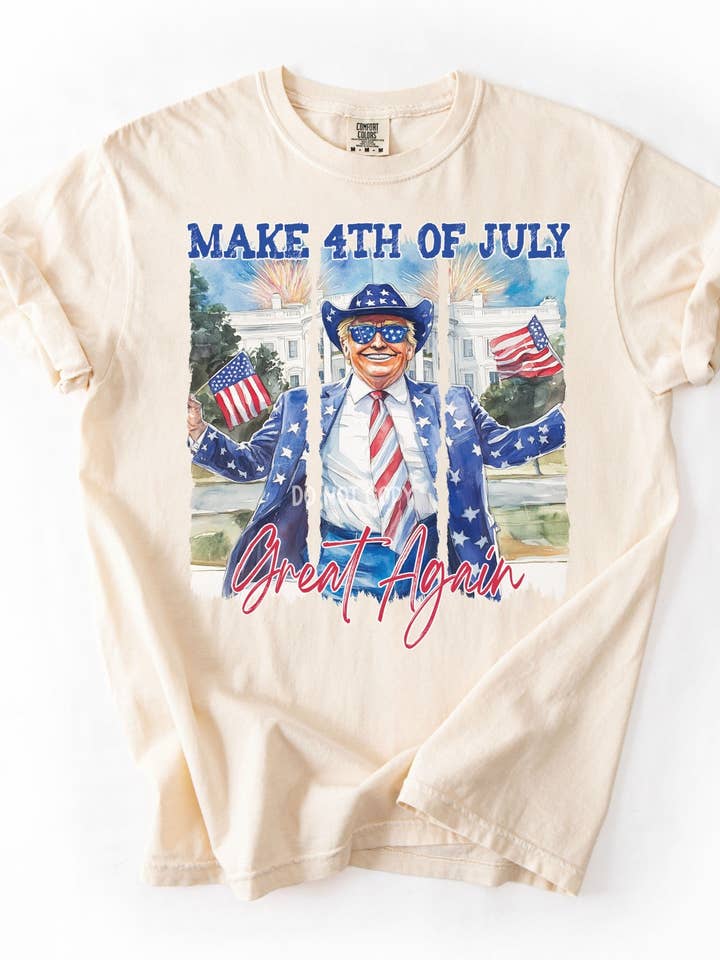 Make 4th of July Great Again Patriotic Wholesale Tee for wholesale by Wills Creek Designs