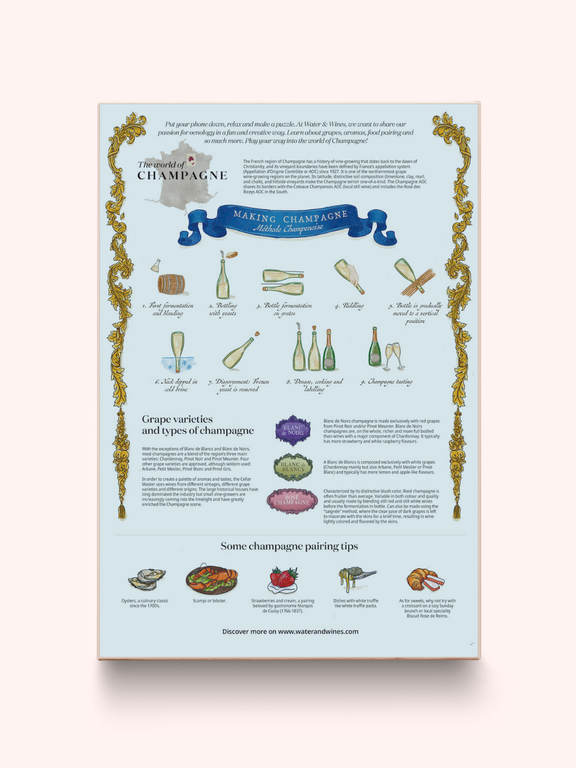 Water & Wines US - Wholesale Puzzle - Adult - Champagne Wine Puzzle6