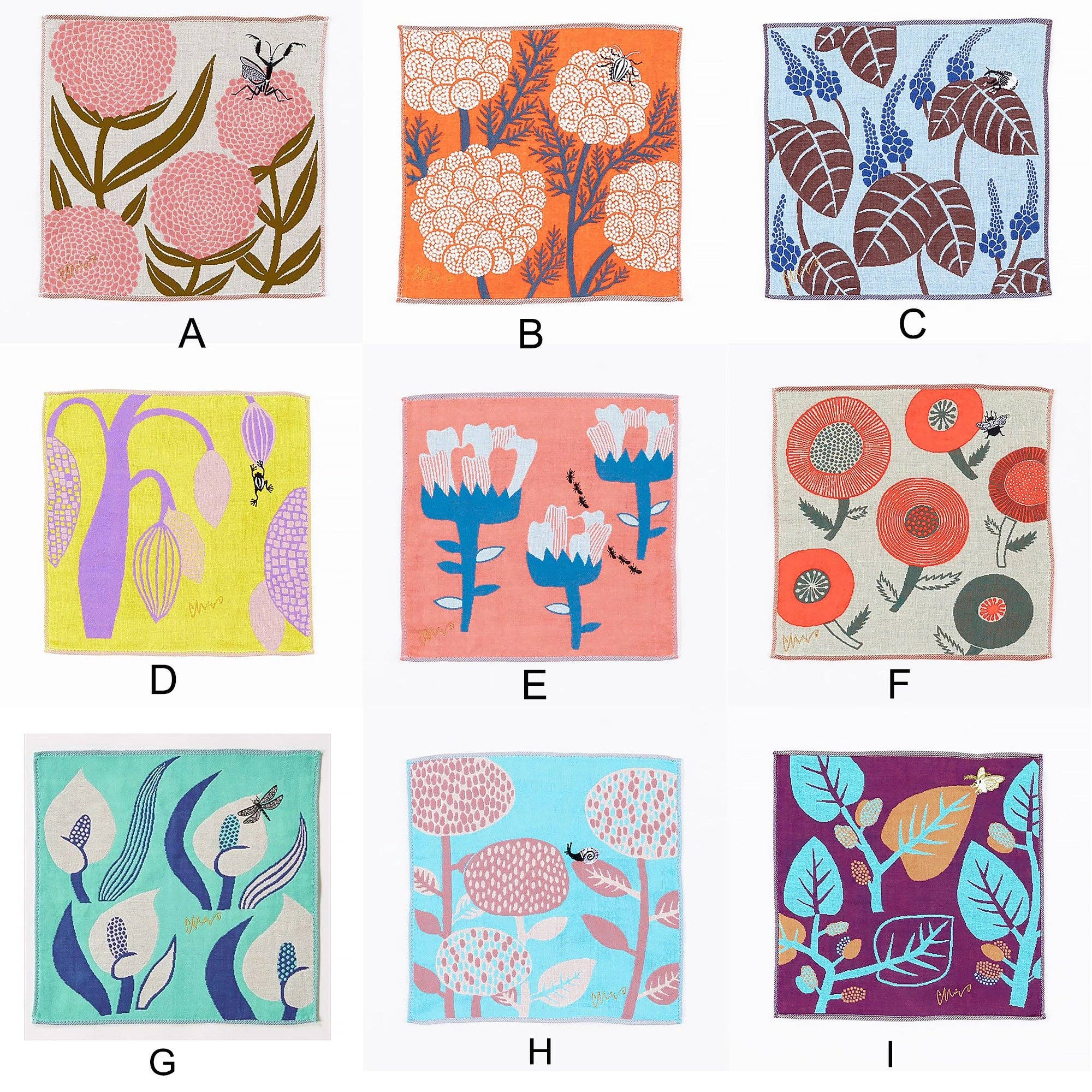 MinoCraft - Vendita all'ingrosso Tovaglioli da tavola in stoffa - Tovagliolo giapponese in cotone ricamato19