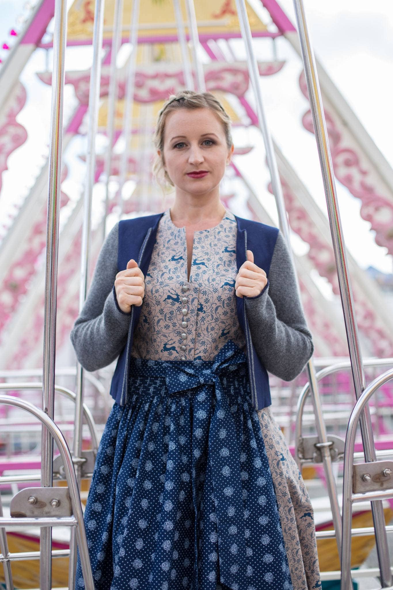 Kaiserliche Liebelei - Wholesale Dress - Women's - Dirndl Lily DeerBlue6