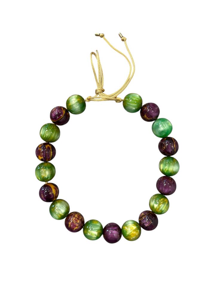 Chunky Perlekæde - Mardi Gras for engroshandel hos KMs GEMs