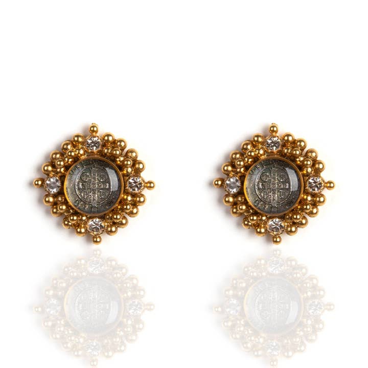 Petite Cloister Post Earrings - San Benito for wholesale by VSA Designs Inc.