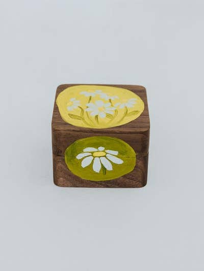 Handpainted Wooden Ring Box for wholesale by Wings Hawaii