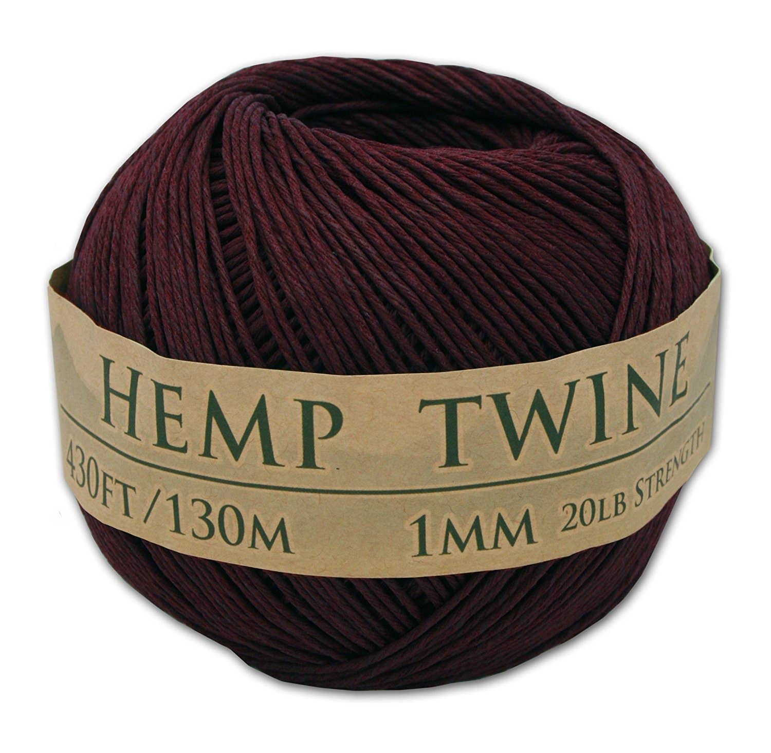 Hemptopia – wholesale Twine – Hemptopia Colored Hemp Twine Ball, 430ft, 100% natural24