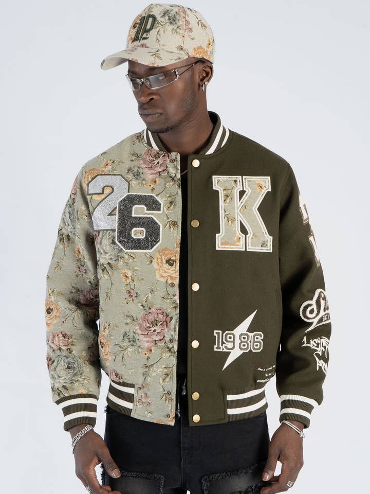 LEFT POINT – wholesale College/Baseball Jacket - Men’s – COLLEGE JACKETS K7