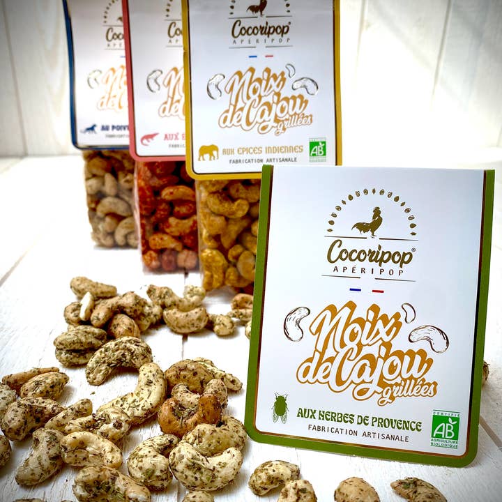 Cocoripop - Wholesale Nuts - Herbs of Provence cashew nuts 110g packet1