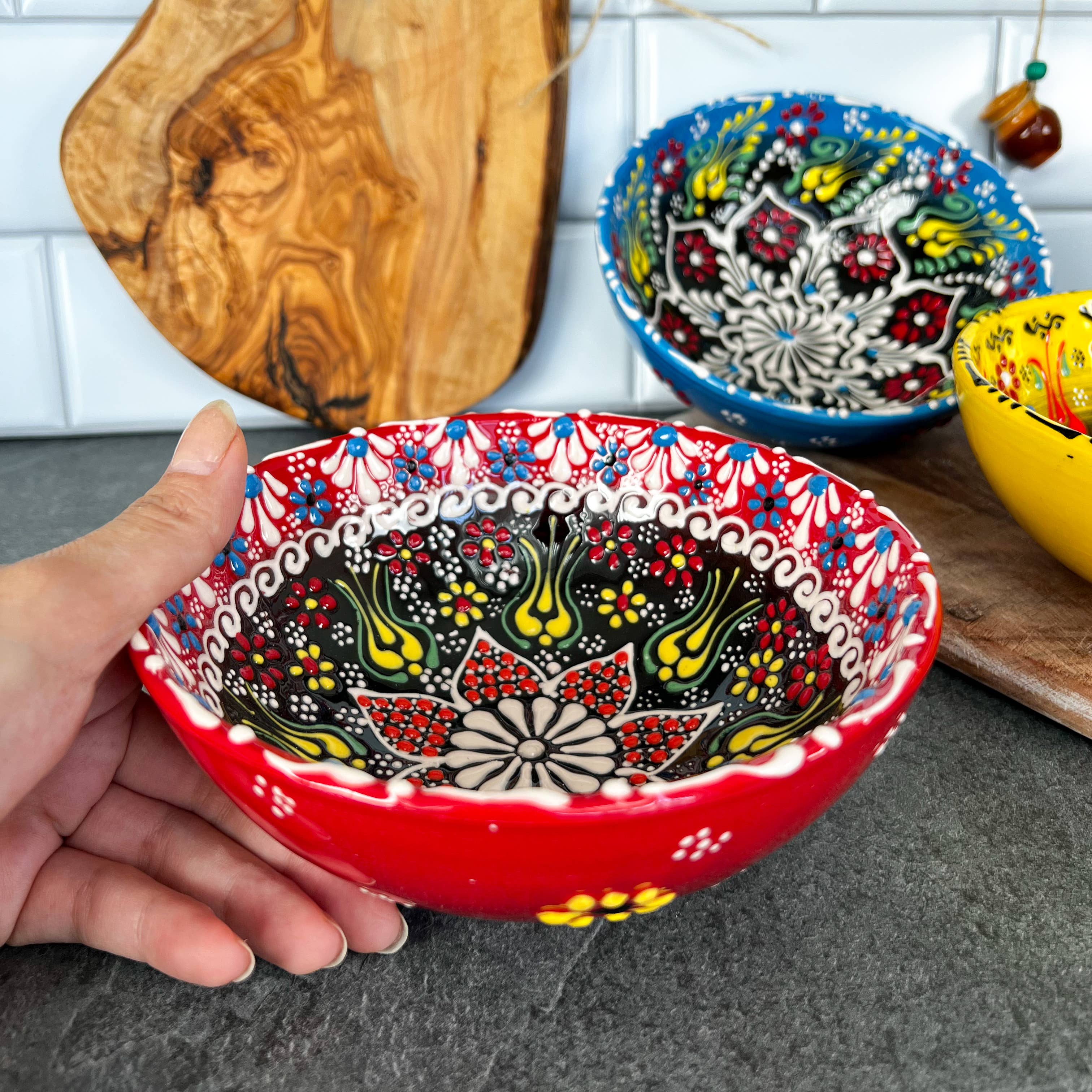 Umays Boho - Wholesale Bowl - Large Handmade Bowls, Decorative Bowls, Boho Kitchen Decor2