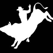 Sticker Bull 3 voor wholesale door Country Barn USA